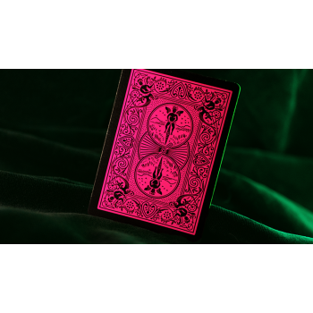 Bicycle Rider Back Reverse kortos (žalios ir juodos sp.)